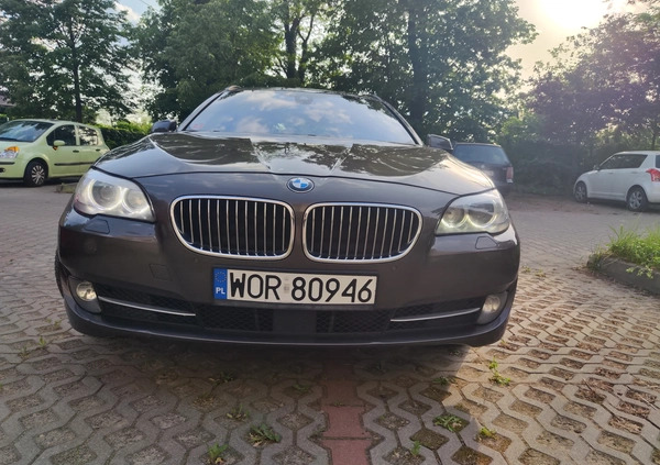 BMW Seria 5 cena 59900 przebieg: 216000, rok produkcji 2012 z Warszawa małe 497